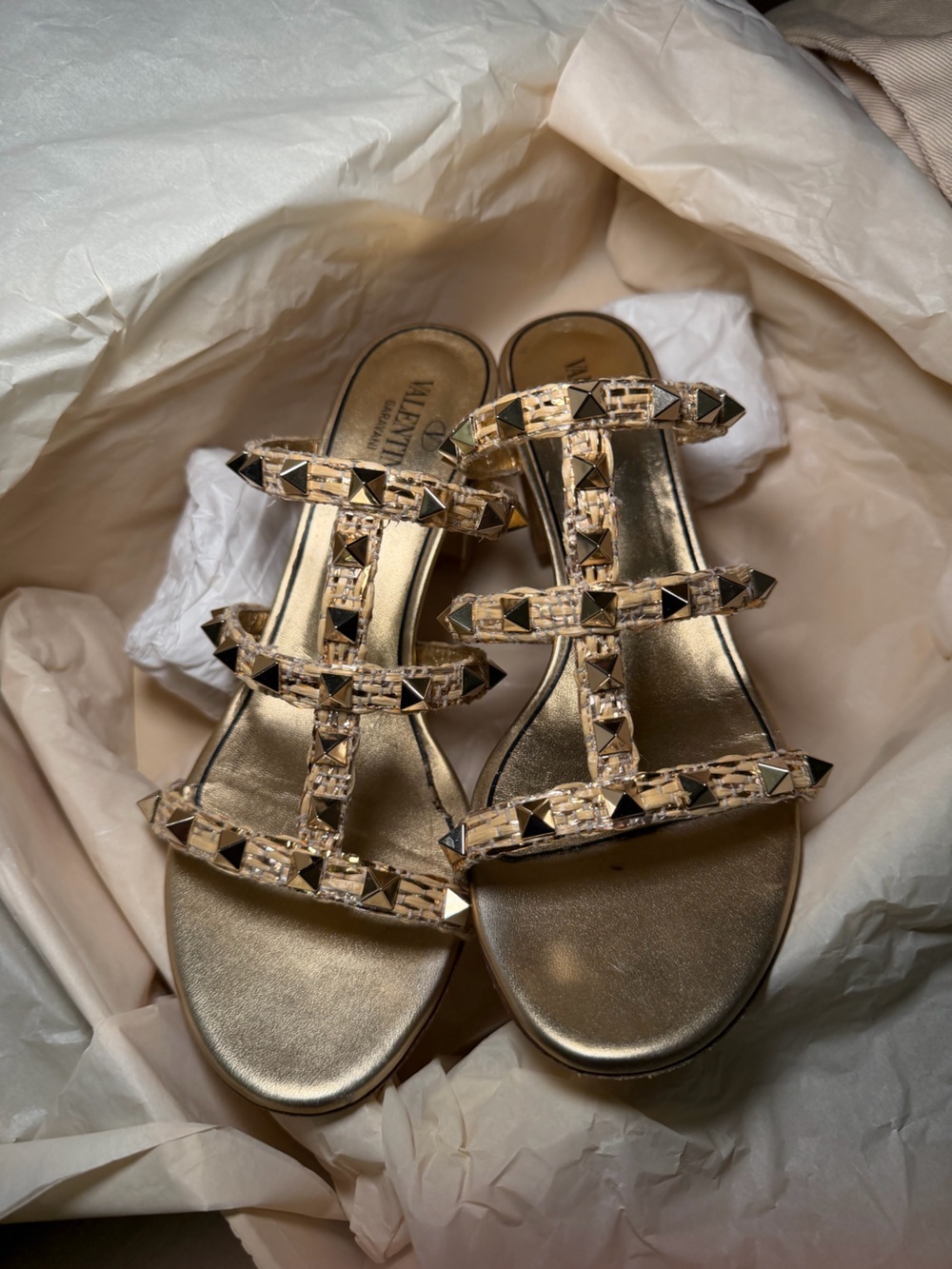 Valentino rock stud heels size 37.5